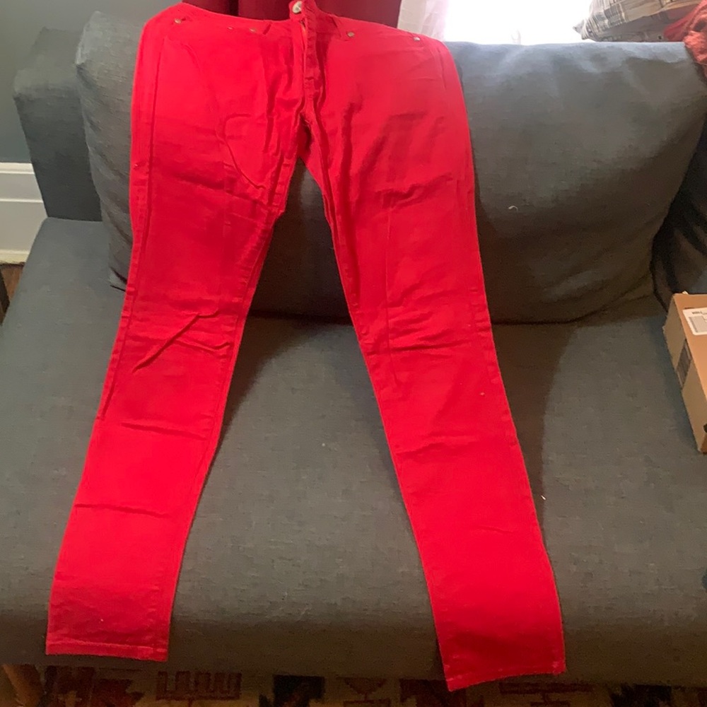 Red jeans!